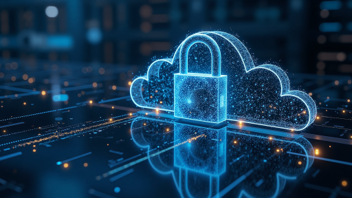 云存储服务界面，文件管理功能，安全加密设计，现代化云端存储平台界面